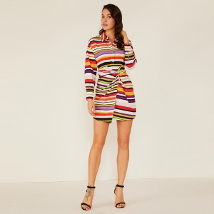 Oem Apparel New Mix Color с длинным рукавом повседневные платья Boho Модные летние платья женщин