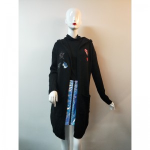 ЧЕРНЫЙ КАРДИОН СВИТЕР RLWS0092F