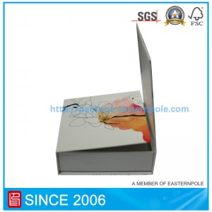 Роскошная магнитная бумажная коробка с двойными клапанами