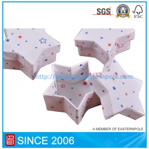 Подарочная коробка в форме звезды