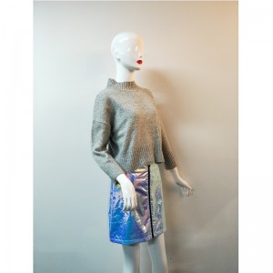 Свитер с серыми дамами RLWS0109F