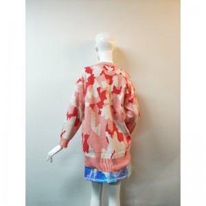 РОЗОВЫЙ КОНТРАСТ СВИТЕР RLWS0123F