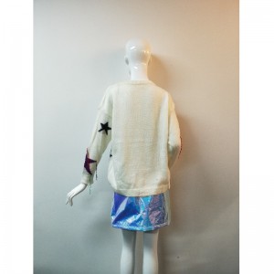 СВИТЕР ЭКИПАЖА ЗВЕЗДНОЙ ПЕЧАТИ RLWS0126F