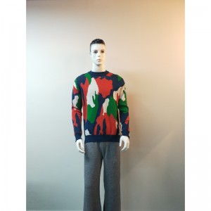 КОНТРАСТНЫЙ БОКОВЫЙ СВИТЕР RLMS0022F