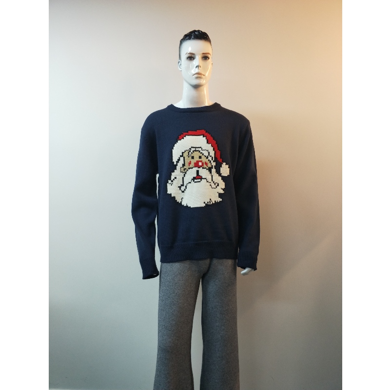 Свитер с принтом SANTA CLAUS RLMS0060F