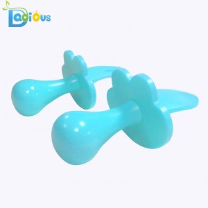 Amazon Горячая продажа детской посуды Безопасная ложка и вилка для самостоятельного кормления Первая ложка и вилка для малыша