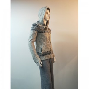 Свитер с серым принтом RLMS0078F