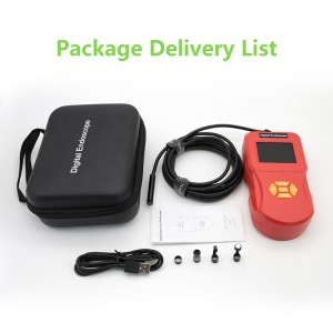 USB-эндоскоп с 4.3-дюймовым дисплеем Borescope Inspection 1080P HD Snake Camera 8 светодиодов Многофункциональный эндоскоп для машины