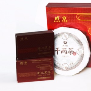 C устанавливает темный чай хунань анхуа темный чай чай здравоохранения