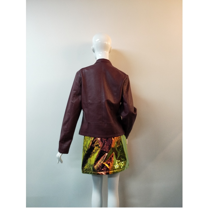КУРТКА БУРГАНДИЯ PU RLWPJ0019N