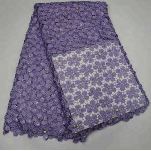 Высокое качество моды Нигерия швейцарский хлопок вышивка шнур гипюр кружевной ткани