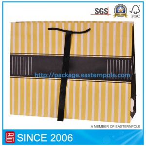 Роскошный бумажный пакет Lily Pink с застежкой-лентой