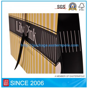 Роскошный бумажный пакет Lily Pink с застежкой-лентой