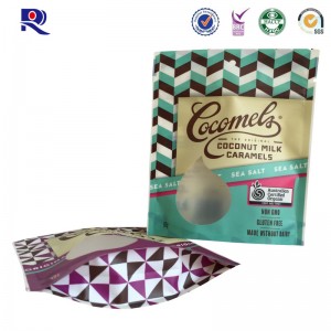 печать и слоистый пластик складной мешок шоколад молочный кокос