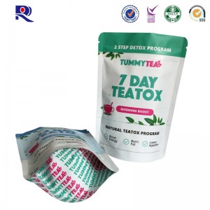 печать и ламинарный стояночный мешок с складной молнией или молнией