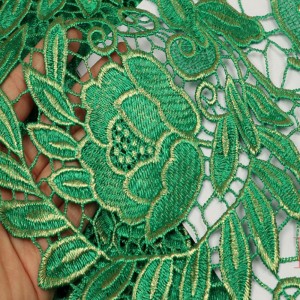 Горячие продажи свадебное платье 3d вышитые кружевной ткани для женщин