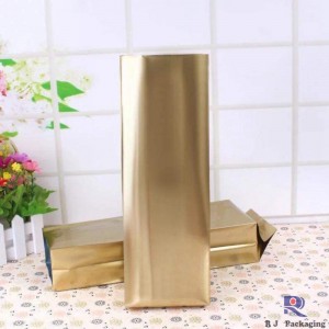 Пользовательский фольгированный кофе и чай в пакетиках с боковыми вставками 8 унций 12 унций 16 унций 32 унции