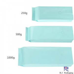 оптом боковой запорный клапан алюминиевая фольга мешок кофе 250g 500g 1000g