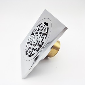 Напольный сифон для волос в ванной