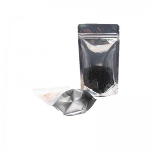 Самостоятельно стоящие мешочки из фольги с прозрачной передней частью и закрывающейся прозрачной сумкой