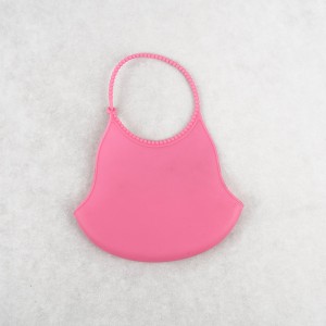Силиконовый детский нагрудник