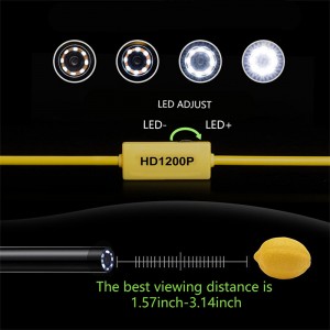 Беспроводной эндоскоп 2.0 мегапикселя HD WiFi камера бороскопа Микроинтерфейс Водонепроницаемая камера для осмотра Snake для Android, iOS и ...