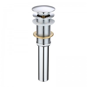 Трубопроводная арматура Click Clack для хромированной ванны без перелива