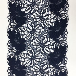 Нейлон спандекс эластичное широкое кружево шириной 18 см для нижнего белья или одежды