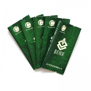 Пакет из алюминиевой фольги со сжатой боковой складкой для хранения чая