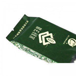 Пакет из алюминиевой фольги со сжатой боковой складкой для хранения чая