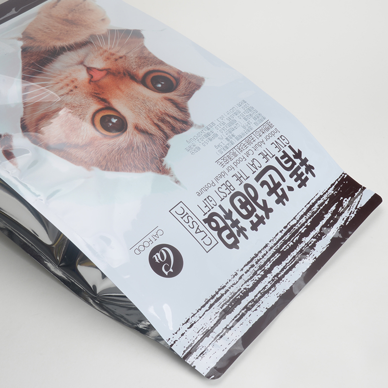 Размер изготовленной на заказ застежки -молнии OEM пластичный водоустойчивый мешок еды любимчика кота изготовленный на заказ