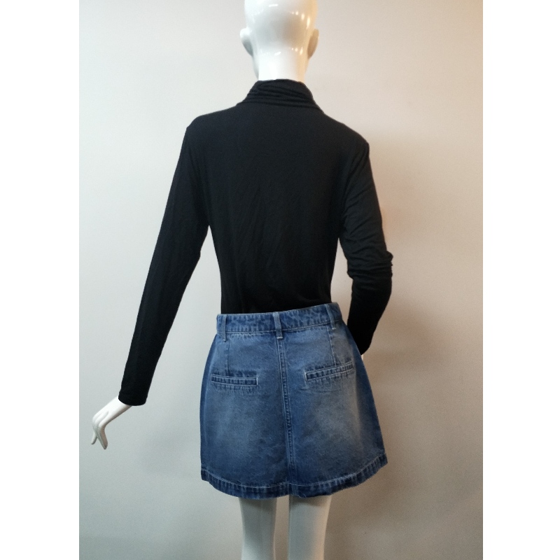 Юбка женская светлая, джинсовая, юбка RLWSK0001M