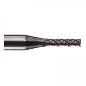 Твердосплавная концевая фреза, с покрытием AlTiN, 4 канавки, диаметр 1/16 \