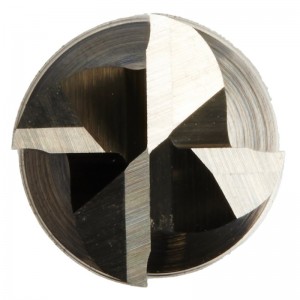 Удлиненная цельная твердосплавная концевая фреза, 4 канавки, хвостовик 3/8 \