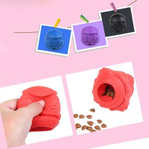 Силиконовые игрушки для домашних животных собака молярная игрушка корм для домашних животных утечки мяч силиконовые укус игрушки