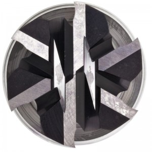 Концевая фреза с твердосплавным наконечником, многослойное покрытие TIALN, спираль 40 градусов, 6 канавок, общая длина 3 дюйма, диамет...