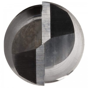 Концевая фреза с твердосплавным наконечником, дюймовая, с отделкой TiCN, чистовая обработка, спираль 45 градусов, 2 канавки, общая дл...