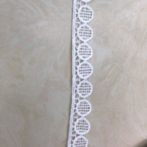 22 # кружево из молочного шелка, полиэстер / нейлон, хлопковое кружево