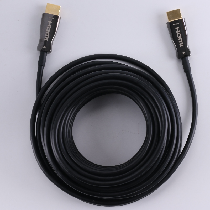 Функция ARC Fibre HDMI CABLE (передача по оптоволокну), оптоэлектронный гибрид; Металлический корпус, 4K