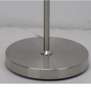 Торшер с лазерной резкой черного тканевого плафона