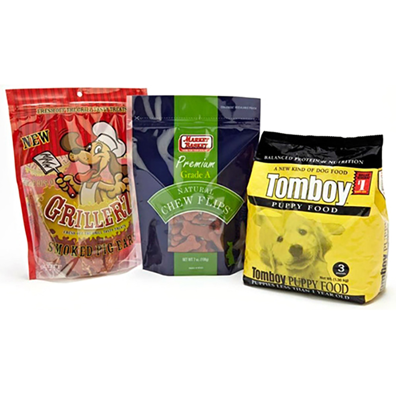 Мешок еды любимчика плоского дна 10kg 25kg / пластичный мешок упаковки еды собаки кота