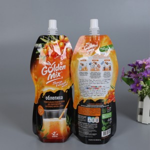 герметичная изготовленная на заказ специальная бутылка сока для инъекций или пластиковый пакет в форме банки