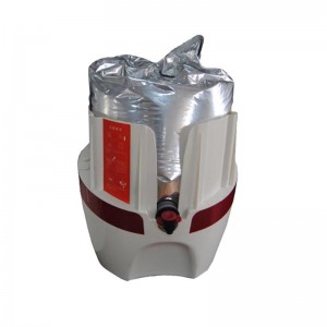 Заполненный жидкостью изготовленный на заказ полиэтиленовый пакет в коробке питьевой воды сок 5 л асептических пакетов сумка дл...