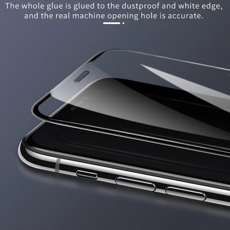 Протектор экрана полного покрытия 3D стеклянный для Iphone XI / XI МАКС 2019