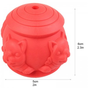 Силиконовые игрушки для домашних животных собака молярная игрушка корм для домашних животных утечки мяч силиконовые укус игрушки