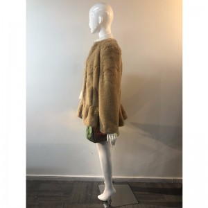 ЖЕНСКАЯ КОРИЧНЕВАЯ БЕЗ ЖЕЛЕЗНАЯ ШЕРСТЬ RLWF0015