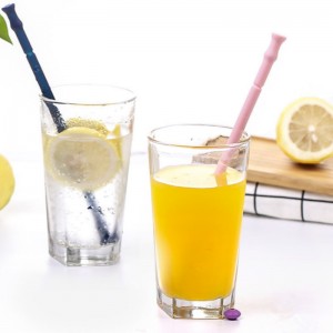 Складная силиконовая соломка