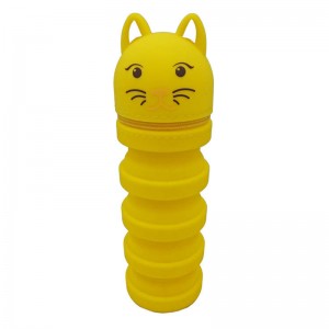 Случай ручки карандаша застежки -молнии мешка ручки силикона изготовленный на заказ