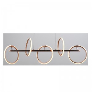 Подвесной светильник с круглой светодиодной полосой и функцией регулировки