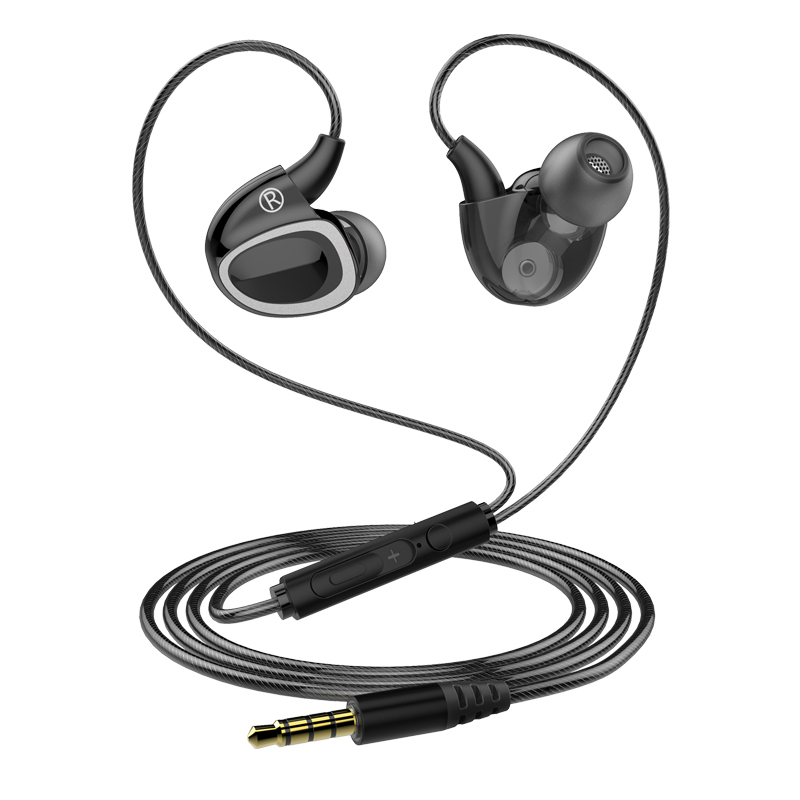 Новый Earhook Sport Deep Bass Стерео HiFi проводные наушники